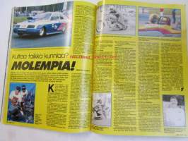 Vauhdin maailma 1990 nr 10 -mm. Formula 1 Belgia,Saksa ja Unkari, Audi Coupe S2, Nissan Prairie, Honda NXS, Jurvan uusi rata, Ralli-MM Argentiina, Kemora 500,