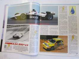 Vauhdin maailma 1998 nr 5 -mm. Tallimääräykset, Formula 1 Brasilia ja Argentiina, FHRA näyttely kromi kaunottaret kuolattavana, Päijänne ajo, Kenneth