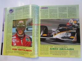 Vauhdin maailma 1998 nr 5 -mm. Tallimääräykset, Formula 1 Brasilia ja Argentiina, FHRA näyttely kromi kaunottaret kuolattavana, Päijänne ajo, Kenneth