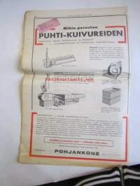 Koneviesti 1960 nr 14 -mm. Fordson yli 30000tuhatta traktoria massamme, Sampo 792 LP leikkuupuimuriuutuus, Maansiirto näytöksiä Etelä-pojanmaalla, Onko koneiden