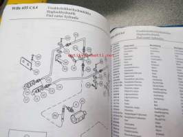 Wille 655c varaosaluettelo, reservdelskatalog, spare parts list, valmistenumerosta 119001 eteenpäin, tillverkningsnummer, production number