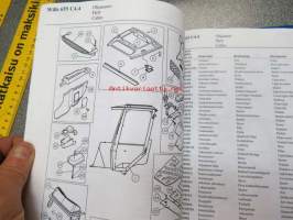 Wille 655c varaosaluettelo, reservdelskatalog, spare parts list, valmistenumerosta 119001 eteenpäin, tillverkningsnummer, production number