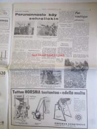 Koneviesti 1961 nr 22 -mm. Suomalaisia traktoreita Brasiliassa-tehdas on aloittanut sarjatuotantonsa, Traktorien tehot kasvavat, Saksan maatalouden