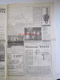 Koneviesti 1961 nr 22 -mm. Suomalaisia traktoreita Brasiliassa-tehdas on aloittanut sarjatuotantonsa, Traktorien tehot kasvavat, Saksan maatalouden