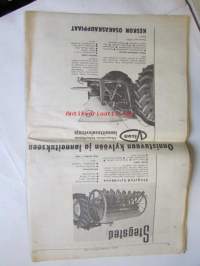 Koneviesti 1962 nr 5 -mm. Viljakuivurit  1962 toimintaperiaatteet kuvakatsauksena, Kolme &quot;kovaa&quot; keksintöä kivenraivausvaunu, vetolaite ja pinotavaran