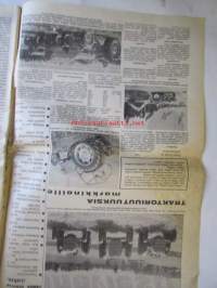 Koneviesti 1963 nr 14 -mm. Traktori uutuuksia markkinoille Fordson traktorisarja Massey Ferguson-30 Raskaansarja Valmet traktori, Perunamaan hoitokoneet,