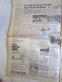 Koneviesti 1963 nr 14 -mm. Traktori uutuuksia markkinoille Fordson traktorisarja Massey Ferguson-30 Raskaansarja Valmet traktori, Perunamaan hoitokoneet,