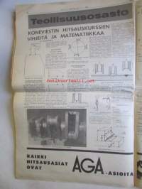 Koneviesti 1963 nr 14 -mm. Traktori uutuuksia markkinoille Fordson traktorisarja Massey Ferguson-30 Raskaansarja Valmet traktori, Perunamaan hoitokoneet,