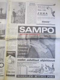 Koneviesti 1964 nr 5 -mm. Kokemuksia taipuisasta kierukka kuljettimesta, tuottavuus ja ihminen, Kaivuukoneilla tapahtuvien tapaturmien torjunta, koneenpiirustus,