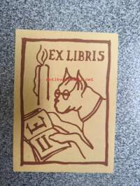 Ex Libris ? -kirjanomistajan merkki