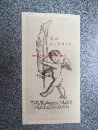 Ex Libris Thyra och Max Hanemann -kirjanomistajan merkki