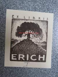 Ex Libris Erich -kirjanomistajan merkki