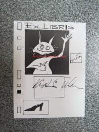 Ex Libris ?+? -kirjanomistajan merkki