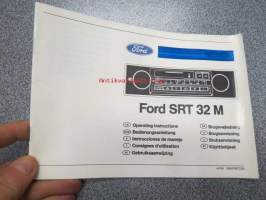 Ford SRT 32 M autoradio -käyttöohjekirja