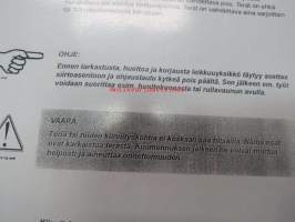 Piennarleikkuri SBMS-G -käyttöohjeet