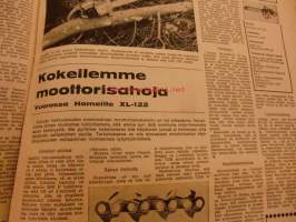 Koneviesti 1969 24-25 sis mm.Bedfordin pakettiautot.Traktorilumilinkoja.Moottorikelkat kuvat/tiedot.Traktorin lumi ja kitkaketjut.Sisällysluettelo 1969 ym