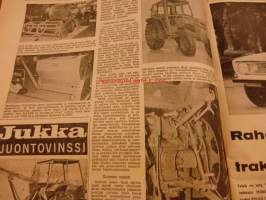 Koneviesti 1969 24-25 sis mm.Bedfordin pakettiautot.Traktorilumilinkoja.Moottorikelkat kuvat/tiedot.Traktorin lumi ja kitkaketjut.Sisällysluettelo 1969 ym