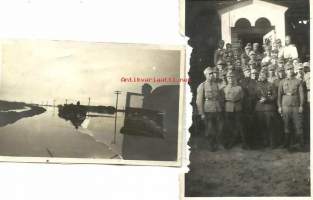 Paatela syksyllä 1941 - valokuva 6x9 cm 2 kpl