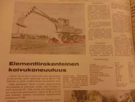 Koneviesti 1967 / 18.sis,mm.Kuvasatoa Zetor tehtaalta.Perunannostokoneita.Traktoreissa ja työkoneissa käytettävä polttoaine.Hiab-sarja täydentyy.ym