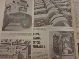 Koneviesti 1967 / 18.sis,mm.Kuvasatoa Zetor tehtaalta.Perunannostokoneita.Traktoreissa ja työkoneissa käytettävä polttoaine.Hiab-sarja täydentyy.ym