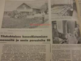 Koneviesti 1967 / 18.sis,mm.Kuvasatoa Zetor tehtaalta.Perunannostokoneita.Traktoreissa ja työkoneissa käytettävä polttoaine.Hiab-sarja täydentyy.ym