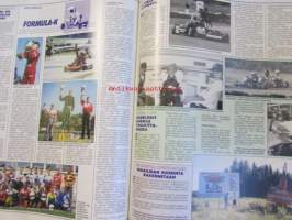 Vauhdin maailma 1997 nr 9 -mm. Neste Rallye Finland, 1000 Lakes Historic Rally, Formula 1 Unkari ja Belgia, FIA GT -sarja, Rata-SM Jurva, Drag Finals Opel Tigra1.6i