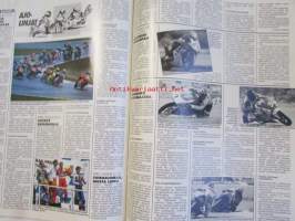 Vauhdin maailma 1997 nr 8 -mm. Ralli-SM kokkola ja Kouvola, Channel 4, Formula 1 Ranska, Englanti ja saksa GP:t, Rata-SM Virtasalmi, Kuorma-autojen FIA-Cup,