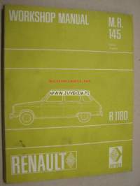 Renault R1180 Workshop manual -korjaamokirja