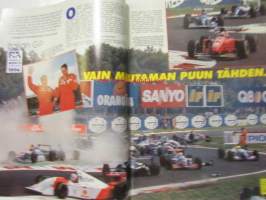 Vauhdin maailma 1994 nr 10 -mm. Formula 1 Monza ja Estoril, Michael Schumacher, Suurajot -94, Ralli-SM Valtikka, Teboil ja Junnut, SMS ja RAS, Rata-SM Motopark,