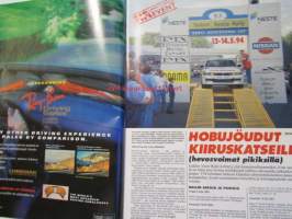 Vauhdin maailma 1994 nr 4 -mm. Formula 1 Brasilia GP ja moottorit, Ralli-MM Portugal, F1 moottori tehopakkauksia vailla vertaa, Rata-SM Kemi, Geneven autonäyttelyn