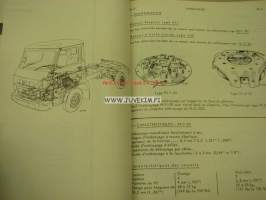 Renault SR 210, 211, 212, 214, 220, 221, 222, 224 Workshop manual -korjaamokirja