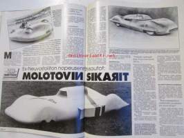 Vauhdin maailma 1994 nr 1 -mm. JJ Lehdon Benettonin ja Mika Häkkisen McLaren testit, Salosen Citroen ZX Rallye Raid - Salosen dyynitykki, Coupe Fiat, Porsche 911