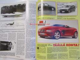 Vauhdin maailma 1994 nr 1 -mm. JJ Lehdon Benettonin ja Mika Häkkisen McLaren testit, Salosen Citroen ZX Rallye Raid - Salosen dyynitykki, Coupe Fiat, Porsche 911