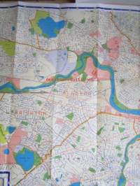 Gulf / Meropolitan Boston and cape cod, Tourgide Map and Boston street Map.