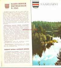 Saarijärvi 1965, 1967 - matkailuesite  2 kpl