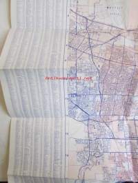 Gulf / Meropolitan San Jose Tourgide Map, also index to streets.