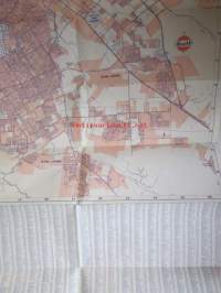 Gulf / Meropolitan San Jose Tourgide Map, also index to streets.