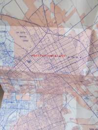 Gulf / Meropolitan San Jose Tourgide Map, also index to streets.