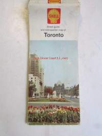 SHELL / Toronto Street quide and metropolitan map.