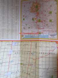 SHELL / Toronto Street quide and metropolitan map.