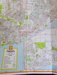 SHELL / Toronto Street quide and metropolitan map.