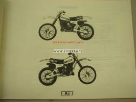 Yamaha YZ465G (3R5) parts catalogue -varaosaluettelo