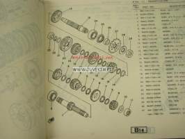 Yamaha YZ465G (3R5) parts catalogue -varaosaluettelo