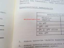 Caterpillar Käyttö- &amp; huoltosuosituksia talvikaudeksi