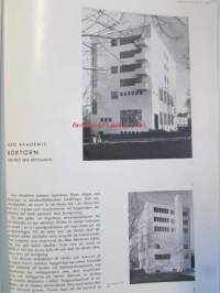 Arkitekten årgång XXXIII 1936 -sidottu vuosikerta