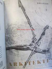 Arkitekten årgång 1945 -sidottu vuosikerta