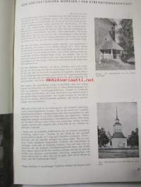 Arkitekten årgång 1948 -sidottu vuosikerta - SAFA-lehti, ruotsinkielinen -mm. Alvar Aalto -erikoisnumero / annual volume