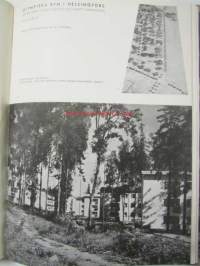 Arkitekten årgång 1948 -sidottu vuosikerta - SAFA-lehti, ruotsinkielinen -mm. Alvar Aalto -erikoisnumero / annual volume