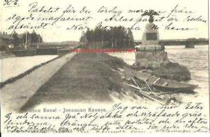 Joensuu, Kanava - paikkakuntakortti, kulkenut 8.5.1904