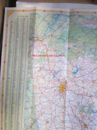 GULF / Georgia and North Carolina and South Carolina, Tourgide map